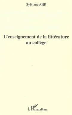 Enseignement de la litteratureau colleg (eBook, PDF)