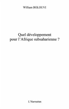 Quel developpement pour l'afrique subsah (eBook, PDF) - Amyot Jean-Jacques