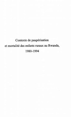 Cover Contexte de pauperisation et mortalite d (eBook, PDF)