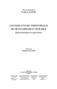 Cover Indicateurs territoriaux de developpemen (eBook, PDF)