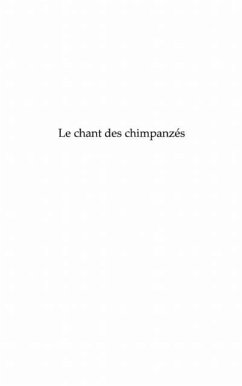 Cover Chant des chimpanzes Le (eBook, PDF)