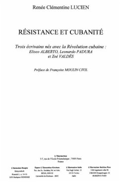 Resistance et cubanite (eBook, PDF)