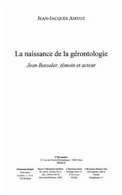 La naissance de la gerontologie (eBook, PDF) La naissance de la gerontologie (eBook, PDF)