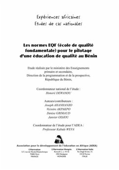 Cover Normes eqf pour le pilotage d'une educat (eBook, PDF)