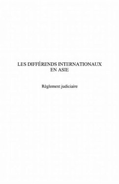 Cover Differends internationaux en asie (eBook, PDF)