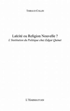 Laicite ou religion nouvelle (eBook, PDF) - Collin Thibaud