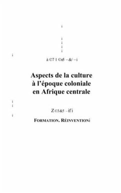 Aspects de la culture a l'epoque coloniale (eBook, PDF)
