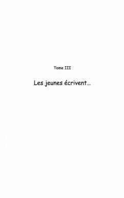 Jeunes ecrivent... Les 3 (eBook, PDF)