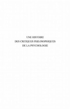 Une histoire des critiques philosophique (eBook, PDF)