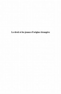 Droit et les jeunes d'origineetrangere (eBook, PDF) Droit et les jeunes d'origineetrangere (eBook, PDF)