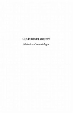 Cover Cultures et societe - itineraires d'un s (eBook, PDF)
