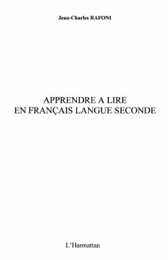 Apprendre a lire en francais langue seconde (eBook, PDF)