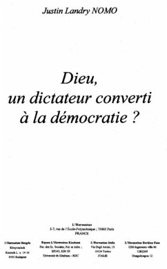 Cover Dieu un dictateur converti a la democrat (eBook, PDF)