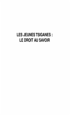 Jeunes tsiganes: le droit au savoir (eBook, PDF)