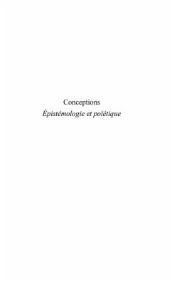Cover Conceptions epistemologie etpoetique (eBook, PDF)