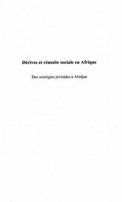 Derives et reussite sociale enafrique (eBook, PDF)