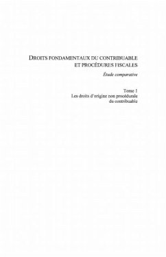 Droits fondamentaux contribuable et proc (eBook, PDF)