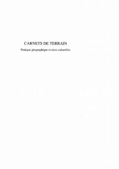 Carnets de terrain - pratique geographique et aires culturel (eBook, PDF) - Collectif