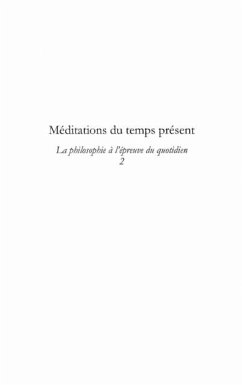 Meditations du temps present (eBook, PDF)