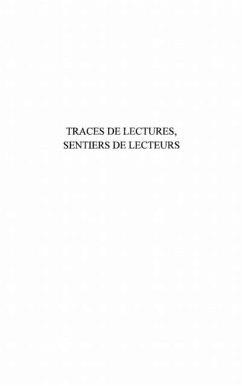Cover Traces de lectures sentiers delecteurs (eBook, PDF)