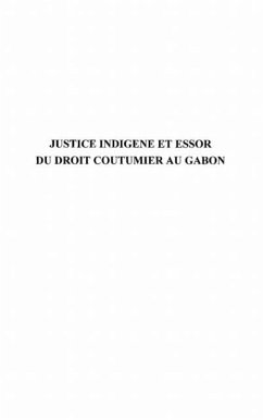 Cover Justice indigene essor droit coutu. Gabo (eBook, PDF)