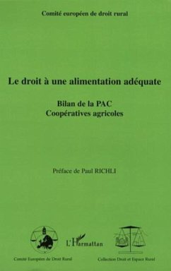 Droit a une alimentation adequate (eBook, PDF)