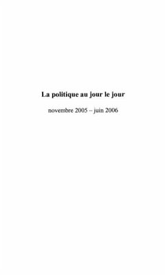Politique au jour le jour La1 (eBook, PDF) - Greco Moni