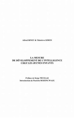 Cover Mesure de developpement de l'intelligenc (eBook, PDF)