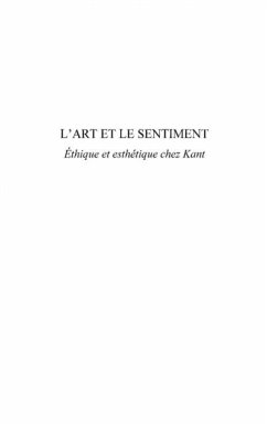 Cover L'art et le sentiment - ethique et esthe (eBook, PDF)