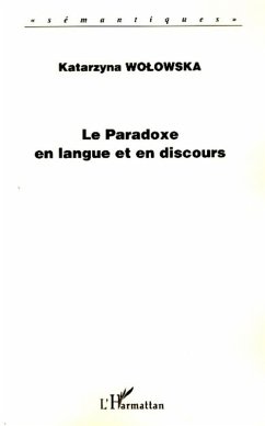 Cover Le paradoxe en langue et en discours (eBook, PDF)