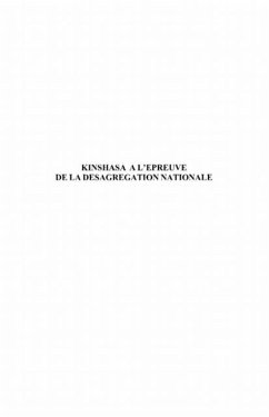 Kinshasa epreuve desagregationnationale (eBook, PDF)