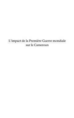 Impact Premiere Guerre mondiale Cameroun (eBook, PDF)