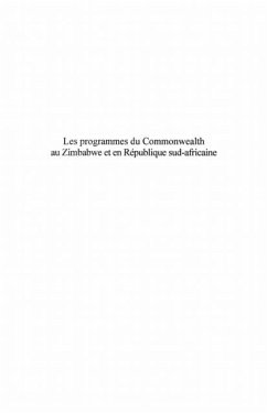 Programmes du commonwealth au zimbabwe et republique sud-afr (eBook, PDF)