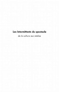 Cover Intermittents spectacle culture medias (eBook, PDF)