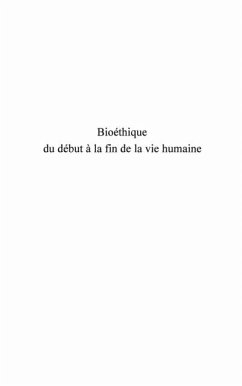 Bioethique du debut a la fin de la vie humaine (eBook, PDF)