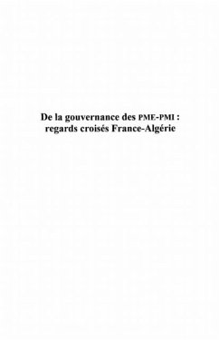 De la gouvernance des pme-pmi (eBook, PDF)