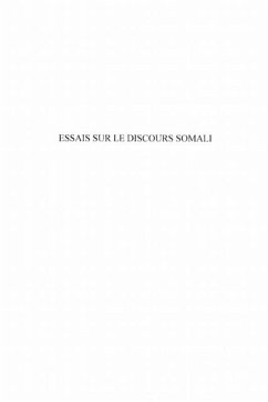 Cover Essais sur le discours somali - diaspora, litterature, ideol (eBook, PDF)