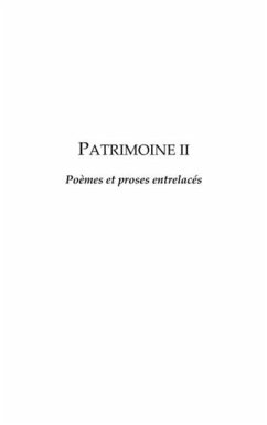 Cover Patrimoine poemes et proses entrelaces t (eBook, PDF)