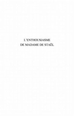 Enthousiasme de Madame de Stael (eBook, PDF)