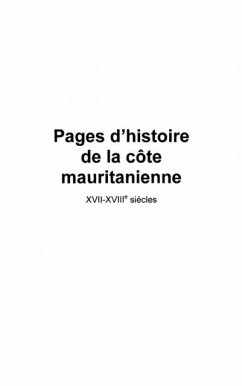 Cover Pages d'histoire de la cote mauritanienn (eBook, PDF)