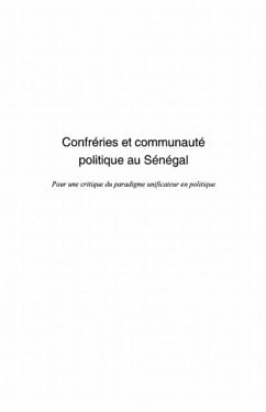 Confreries communaute politique Senegal (eBook, PDF)