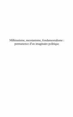 Millenarisme,messianisme,fondamentalisme (eBook, PDF)