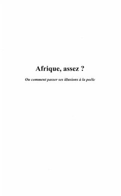 Cover AFRIQUE ASSEZ ? (eBook, PDF)