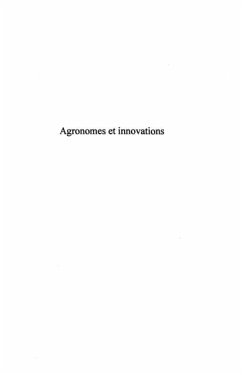 Agronomes et innovations 3e edition (eBook, PDF)