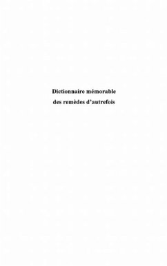 Cover Dictionnaire memorable des remedes d'autrefois (eBook, PDF)