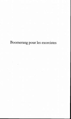 Boomerang pour les exorcistes (eBook, PDF)