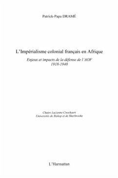Imperialisme colonial francaisAfrique (eBook, PDF)