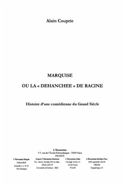 Marquise ou la dehanchee de racine (eBook, PDF)