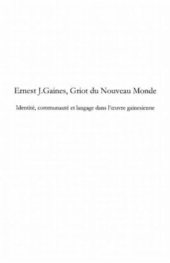 Cover Ernest j. gaines griot du nouveau monde (eBook, PDF)