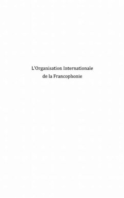 L'organisation internationale de la francophonie (eBook, PDF)